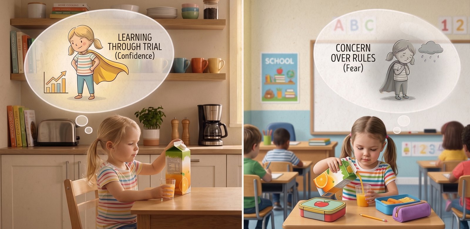 Why the Same Child Behaves Completely Differently at Home and at School